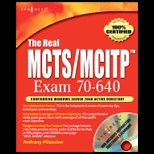 Real MCTS/MCITP Windows Server 2008 Configuring Active Directory Exam 70 640 With Cd
