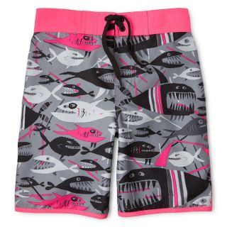 ARIZONA Piranhas Swim Trunks   Boys 6 18, Pink, Boys