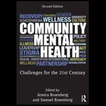Community Mental Health New Directions in Policy and Practice