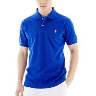 U.S. Polo Assn. Piqué Polo, Blue, Mens