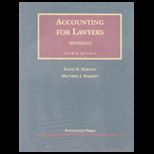 Accounting for Lawyers, Materials