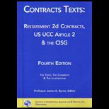 Contracts Texts  Restatement 2d Contracts, UCC Article 2 and the CISG