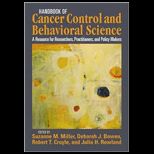Handbook of Cancer Control and Behavioral Science