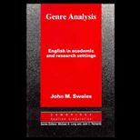 Genre Analysis  English in Academic and Research Settings
