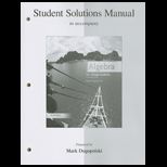Algebra for College Students   Student Solutions Manual