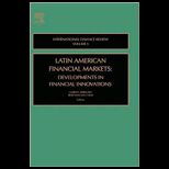 Latin American Financial Markets Developments in Financial Innovations