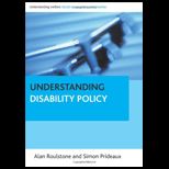 Understanding Disability Policy (Policy Press   Understanding Welfare)
