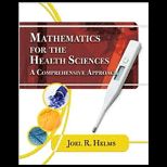 Mathematics for Health Science  A Comprehensive Approach