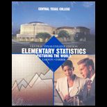 Elementary Statistics  With CD (Custom)
