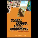 Global Issues, Local Arguments Text Only