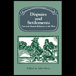 Disputes and Settlements