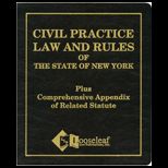 Civil Practice Law and Rules of New York