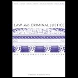 Law and Criminal Justice An Introductory Survey
