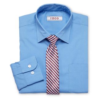 Izod Shirt and Tie Set   Boys 4 20, Blue, Boys