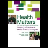 Health Matters for People with Developmental Disabilities