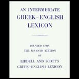 Greek   English Lexicon / Intermediate