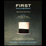 First Philosophy Values and Society