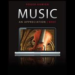 Music Appreciation, Brief   With 5 CDs
