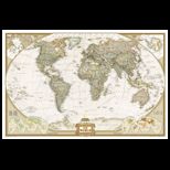 World Executive Map Enlarged and Laminated