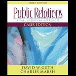 Public Relations  Case Edition