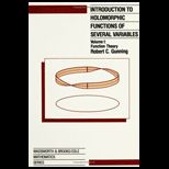 Intro. to Holomorphic Functions Several