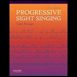 Progressive Sight Singing   With CD