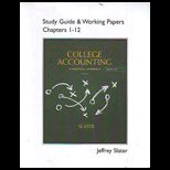 College Accounting Chapters 1 12 Study Guide and Working Papers
