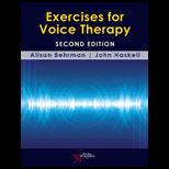 Exercises for Voice Therapy   With CD