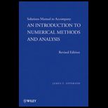 An Introduction to Numerical Methods and Analysis   Sol. Man