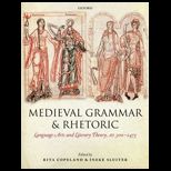 Medieval Grammar and Rhetoric Language Arts and Literary Theory, AD 300  1475