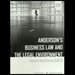 Andersons Business Law and the Legal Environment (Custom)