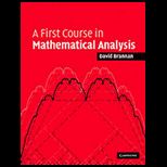 First Course in Mathematical Analysis