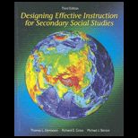 Designing Effective Instruction for Secondary Social Studies