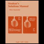 Fundamentals of Differential Equations  Solution Manual