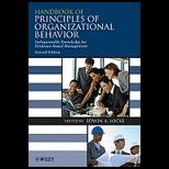 Handbook of Principles of Organizational Behavior Indispensable Knowledge for Evidence Based Business