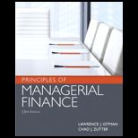 Principles of Managerial Finance   With Access