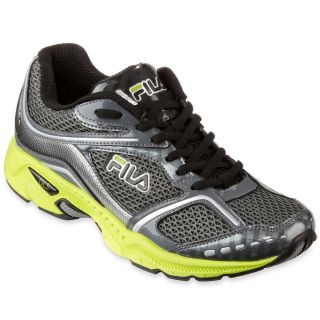 Fila Lite Running Athletic Shoes, Gray, Mens