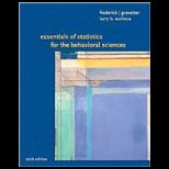Essentials of Statistics for Behavioral Science