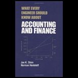 What Every Engineering Should Know Accounting and Fin.