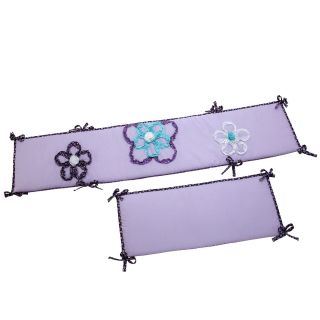 Nojo Harmony Crib Bumper, Purple, Girls