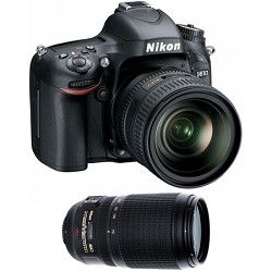 Nikon D610 FX format 24.3 MP 1080p video Digital SLR Camera with 24 85mm and 70 