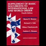 Supplement of Basic Document to International Law and World Order