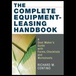 Complete Equipment Leasing Handbook   With CD