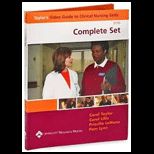 Taylors Video Guide to Clinical Nursing Skills Student Version Complete Set   17 DVDs