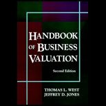 Handbook of Business Valuation