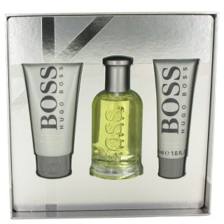 Boss No. 6 for Men by Hugo Boss, Gift Set   3.4 oz Eau De Toilette Spray + 2.5 o