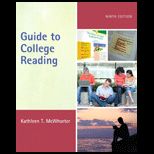 Guide to College Reading   With Access