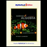 Elementary Algebra  Concepts and Applications   With Access