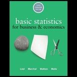 Basic Statistics for Business and Economics   With CD (Canadian)