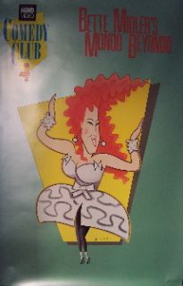 Bette Midler   Hbo Special (Rare Original Promo Poster)